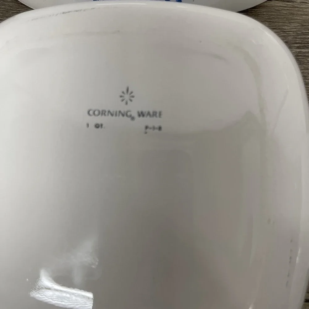 Vintage Corning Ware Blue Cornflower 4pc Set P-9-B P-2½-B w/Lid P-1-B P-1½-B